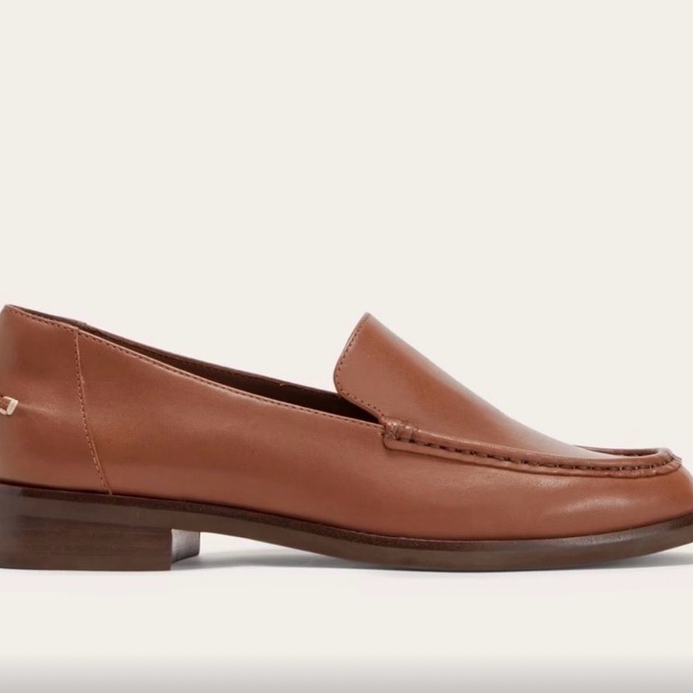 Everlane Tan Leather Loafers NEW - Picture 2 of 7